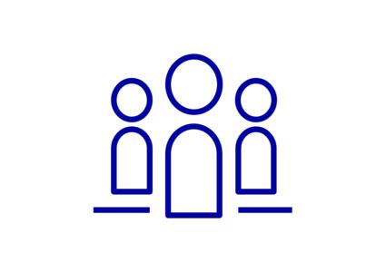 Iconhafte Darstellung von Personen