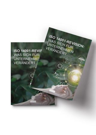 Cover des Whitepapers: "ISO 14001-Revision: Was sich für Unternehmen verändert"